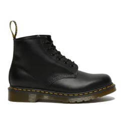 Dr. Martens 101 Smooth Boots - Klassieke Docs met gele stiksels-Heren Laarzen