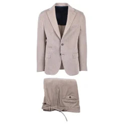 Eleventy Abito in velluto-Heren Kostuums