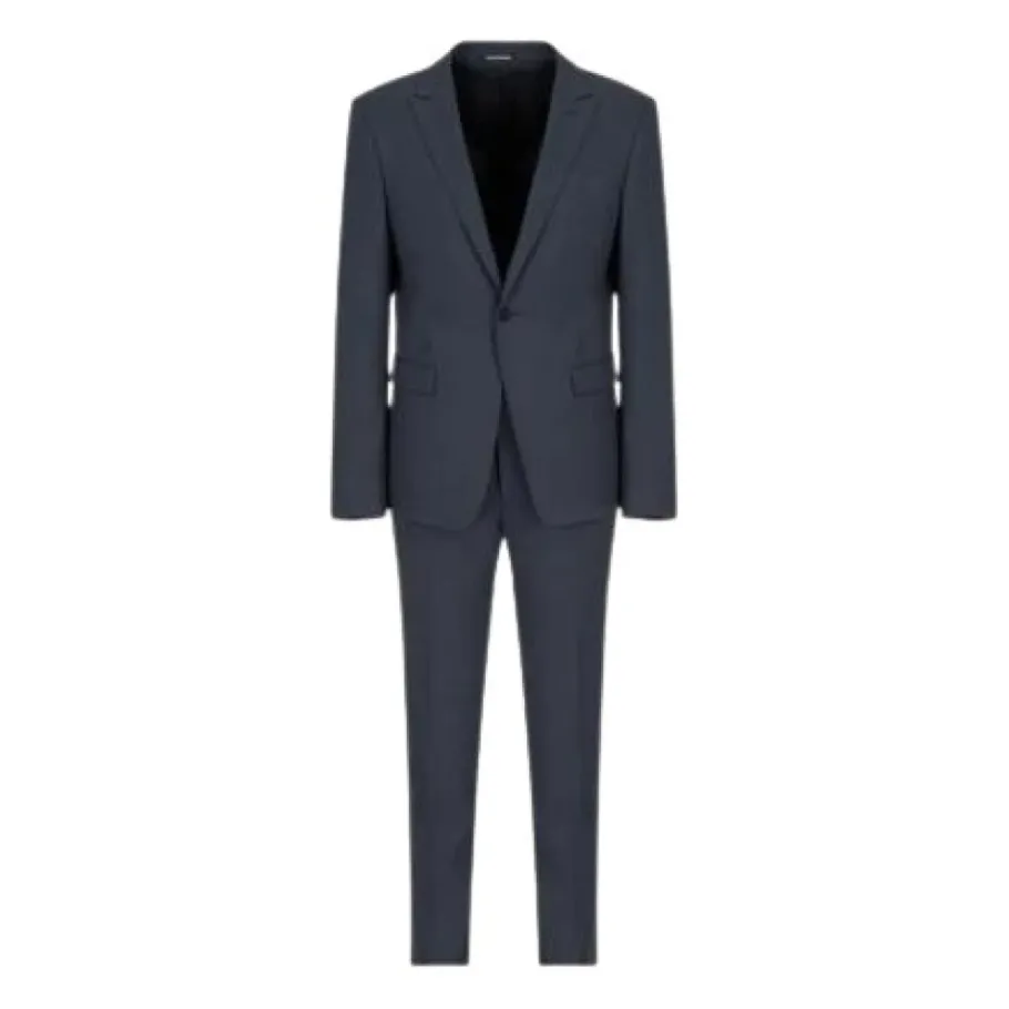 Emporio Armani Abito Monopetto Slim Fit Suit Set-Heren Kostuums