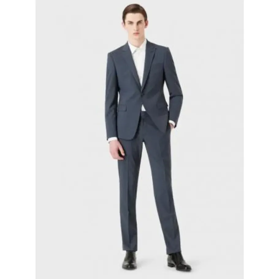Emporio Armani Abito Monopetto Slim Fit Suit Set-Heren Kostuums