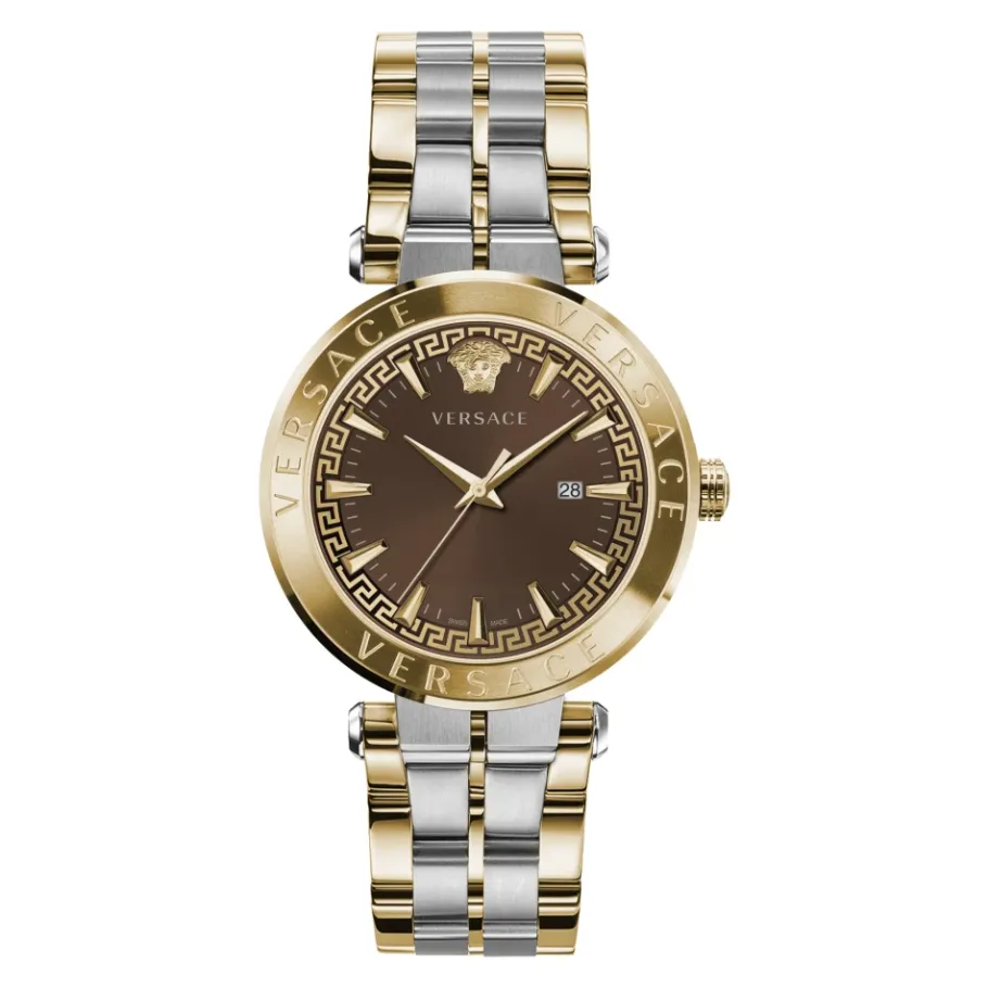 Versace AION Roestvrijstalen Herenhorloge-Heren Horloges