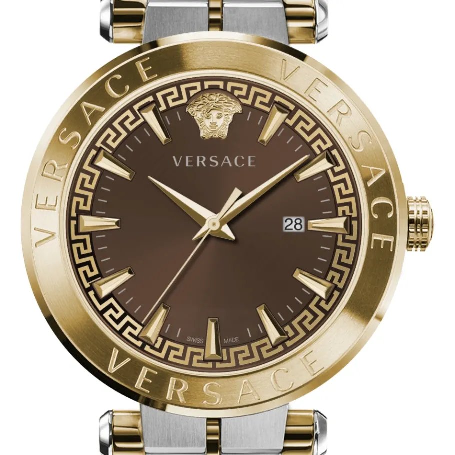 Versace AION Roestvrijstalen Herenhorloge-Heren Horloges
