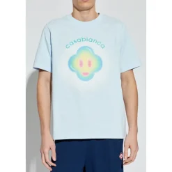 Casablanca Airbrush Smiley T-Shirt-Heren Shirts