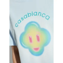 Casablanca Airbrush Smiley T-Shirt-Heren Shirts