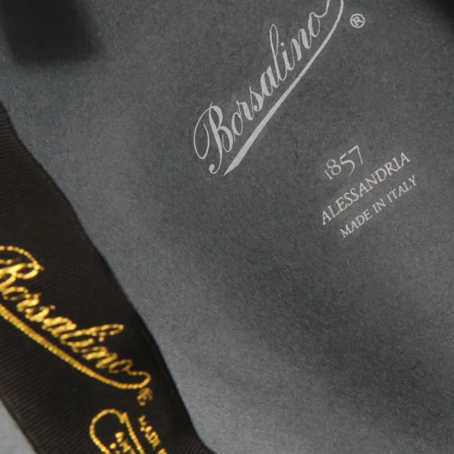Borsalino Alessandria Medium Hat Made in Italy-Heren Hoeden