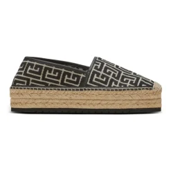 Balmain Alex espadrilles met jacquard monogram-Heren Espadrilles