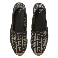 Balmain Alex espadrilles met jacquard monogram-Heren Espadrilles