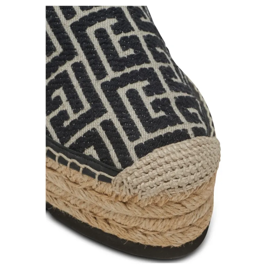 Balmain Alex espadrilles met jacquard monogram-Heren Espadrilles