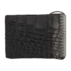 Isaac Sellam Alligator Leren Portemonnee-Heren Portefeuilles