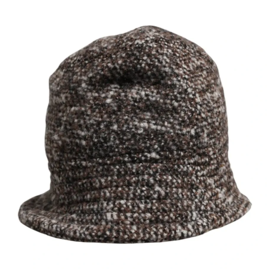Dolce & Gabbana Alpaca wollen bucket hat met patroon-Heren Hoeden