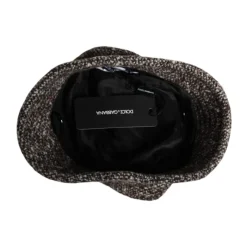 Dolce & Gabbana Alpaca wollen bucket hat met patroon-Heren Hoeden