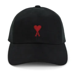 Ami Paris Ami De Coeur Embroidery Cap-Heren Petten