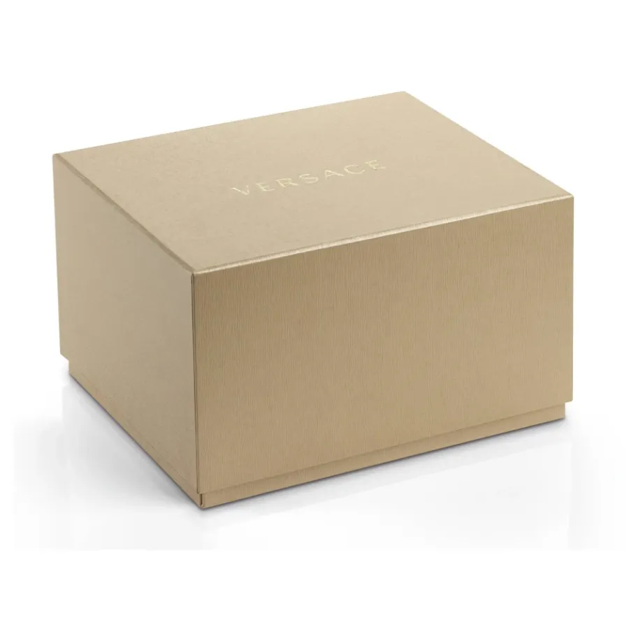 Versace Analoge Datum Quartz Horloge Groen Roestvrij Staal-Heren Horloges