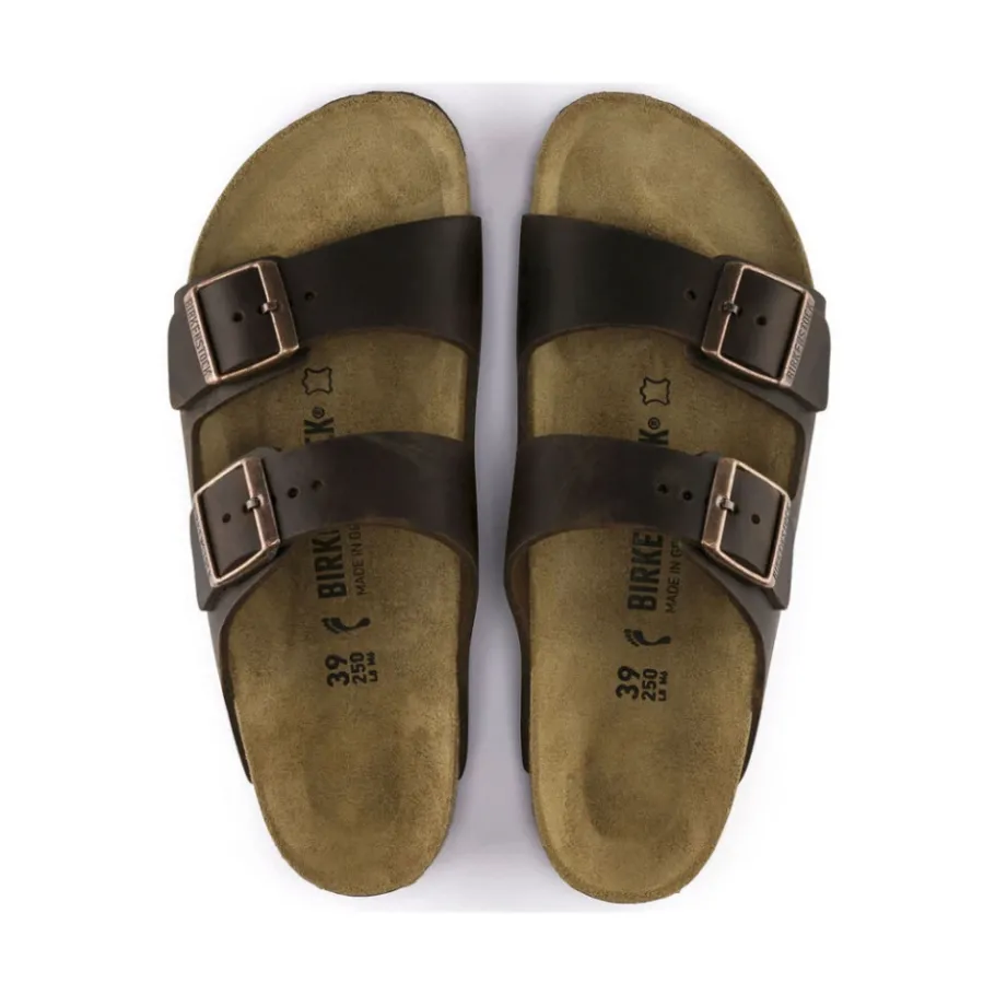 Birkenstock Arizona Geolied Leren Sandalen-Heren Slippers