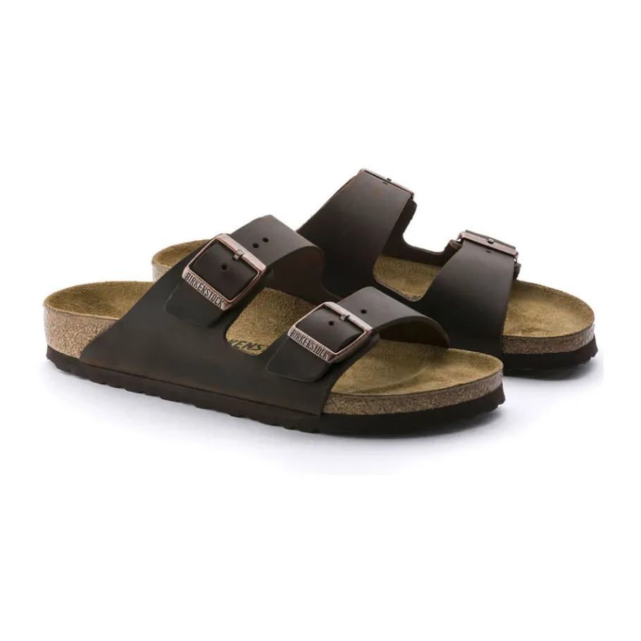 Birkenstock Arizona Geolied Leren Sandalen-Heren Slippers