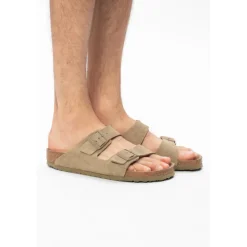Birkenstock Arizona Soft Footbed Suède Sandalen-Heren Slippers