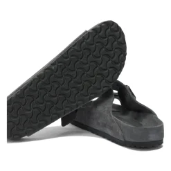 Birkenstock Arizona Suède Leer-Heren Slippers