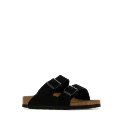 Birkenstock Arizona Suède Leren Sandalen-Heren Slippers