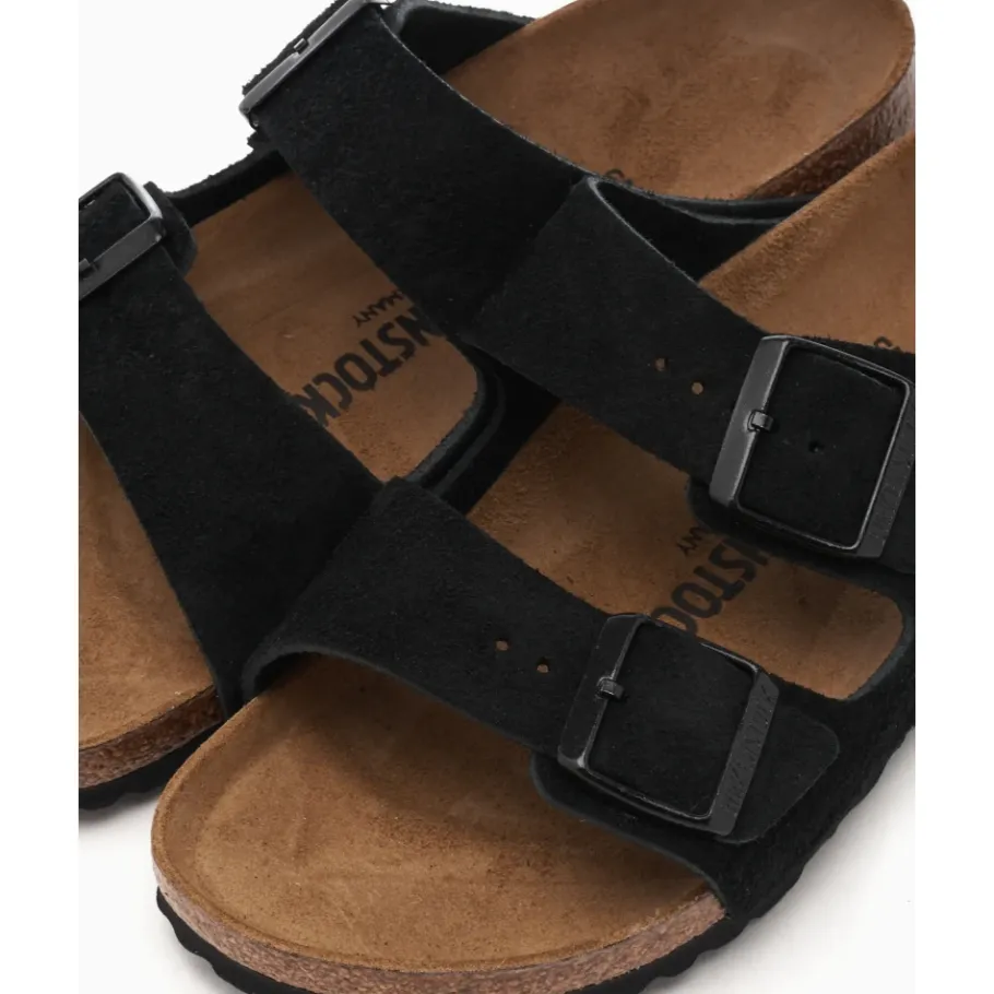 Birkenstock Arizona Suède Leren Sandalen-Heren Slippers