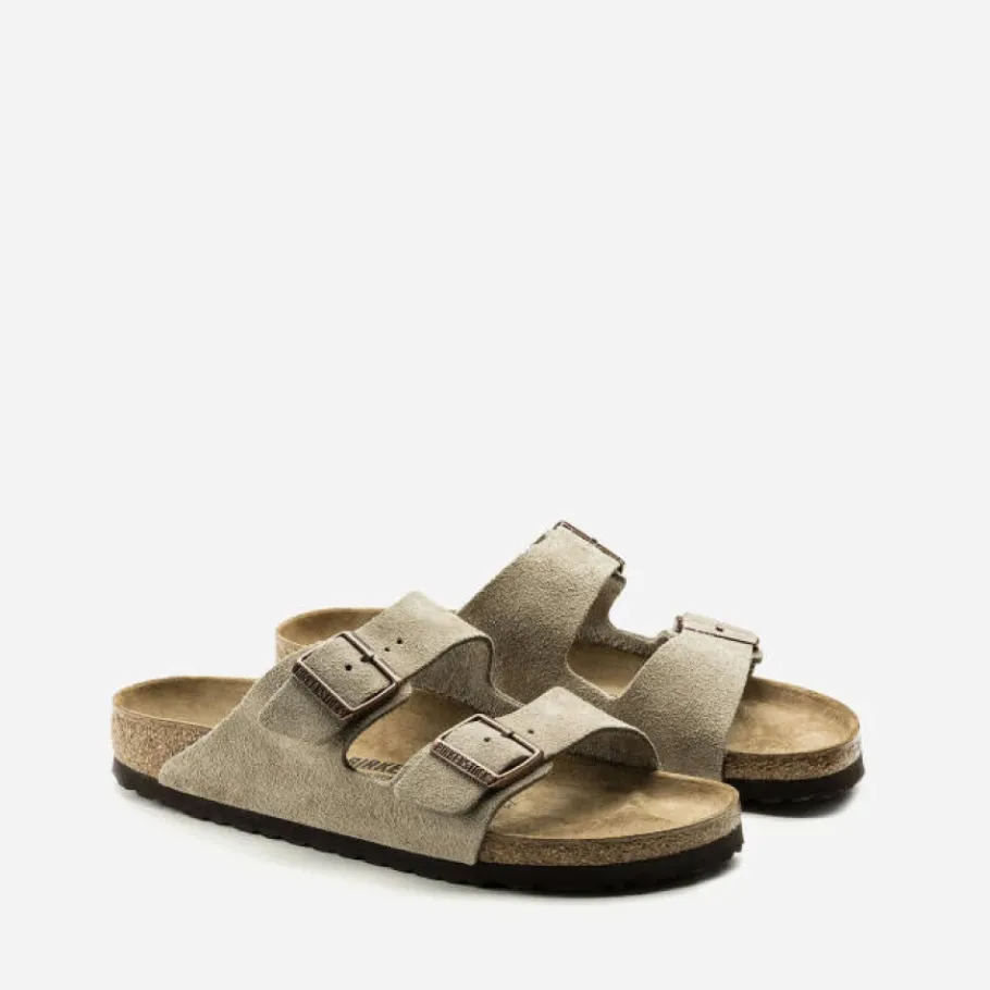 Birkenstock Arizona Suède Sandalen Normaal-Heren Slippers