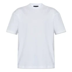 Giorgio Armani ASV interlock T-shirt met ronde hals-Heren Shirts