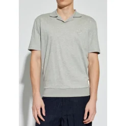 Giorgio Armani ASV Katoen Interlock Poloshirt-Heren Shirts