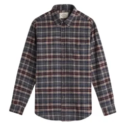 Portuguese Flannel Augusta Geruite Overhemd-Heren Overhemden