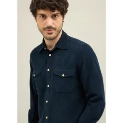 Boglioli Baby Corduroy Western Overhemd-Heren Overhemden