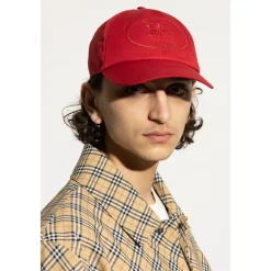 Burberry Baseballpet met logo-Heren Petten