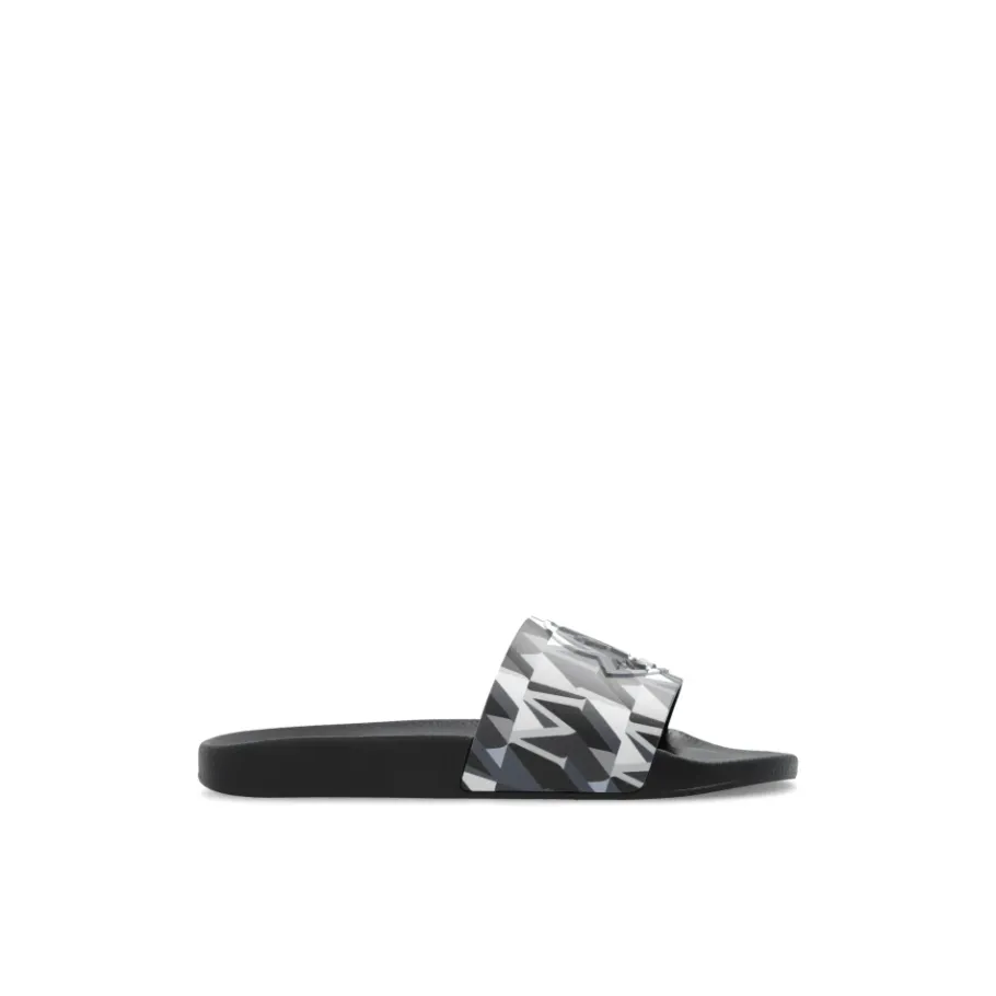 Moncler Basile rubberen slides-Heren Slippers