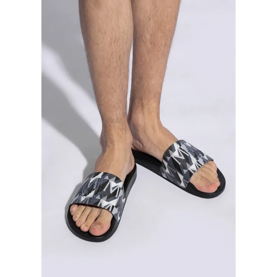Moncler Basile rubberen slides-Heren Slippers