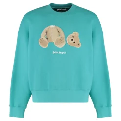 Palm Angels Bear Crew Sweatshirt-Heren Truien & Vesten