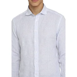 Bastoncino Bedrukt katoenen overhemd-Heren Overhemden