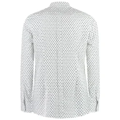 Dolce & Gabbana Bedrukt Katoenen Overhemd-Heren Overhemden