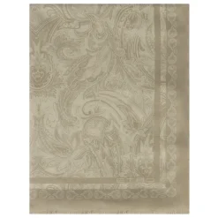 Etro Bedrukte Kasjmier en Zijden Sjaal-Heren Sjaals