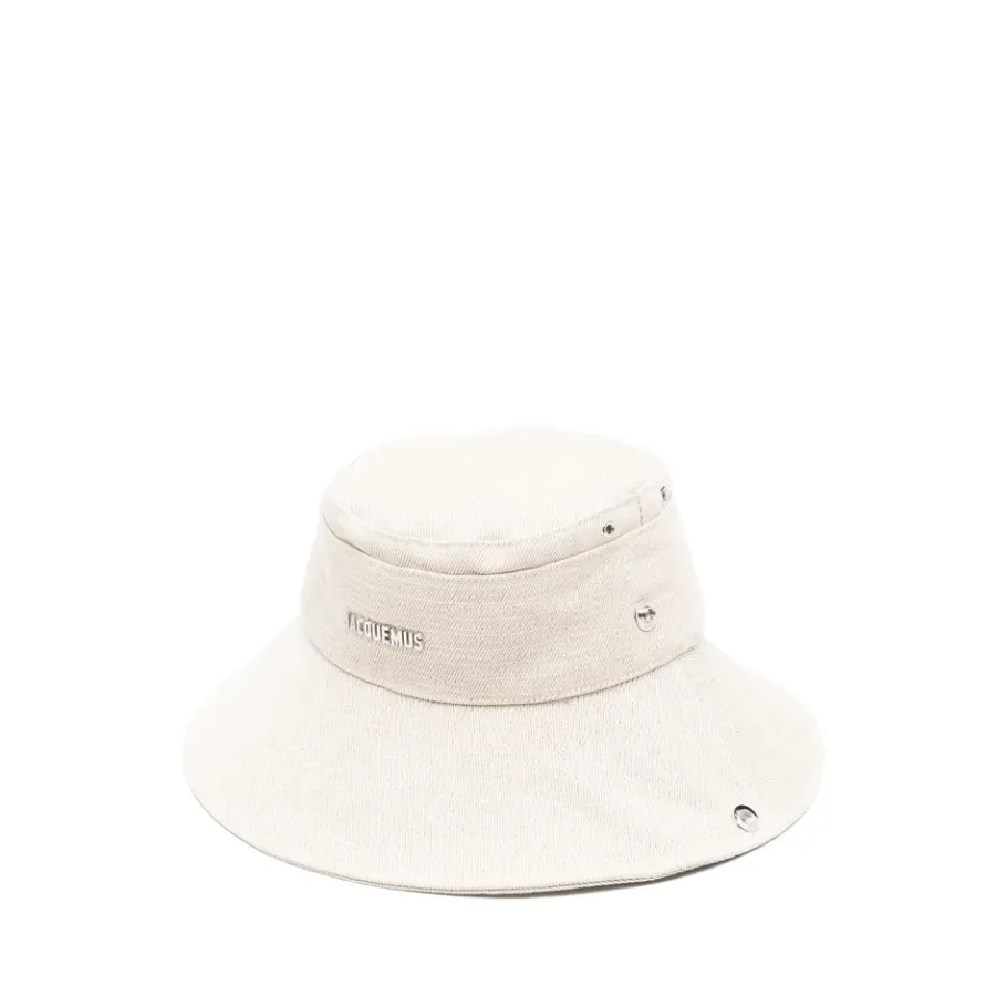 Jacquemus breedgerande hoed met verstelbare band-Heren Hoeden