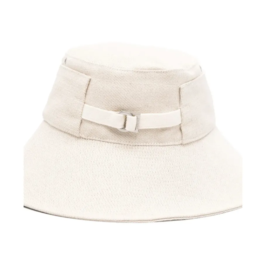 Jacquemus breedgerande hoed met verstelbare band-Heren Hoeden