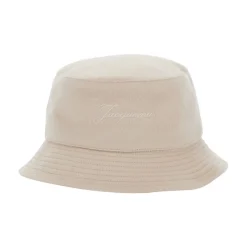 Jacquemus Bucket Hat met Logo Borduurwerk-Heren Hoeden