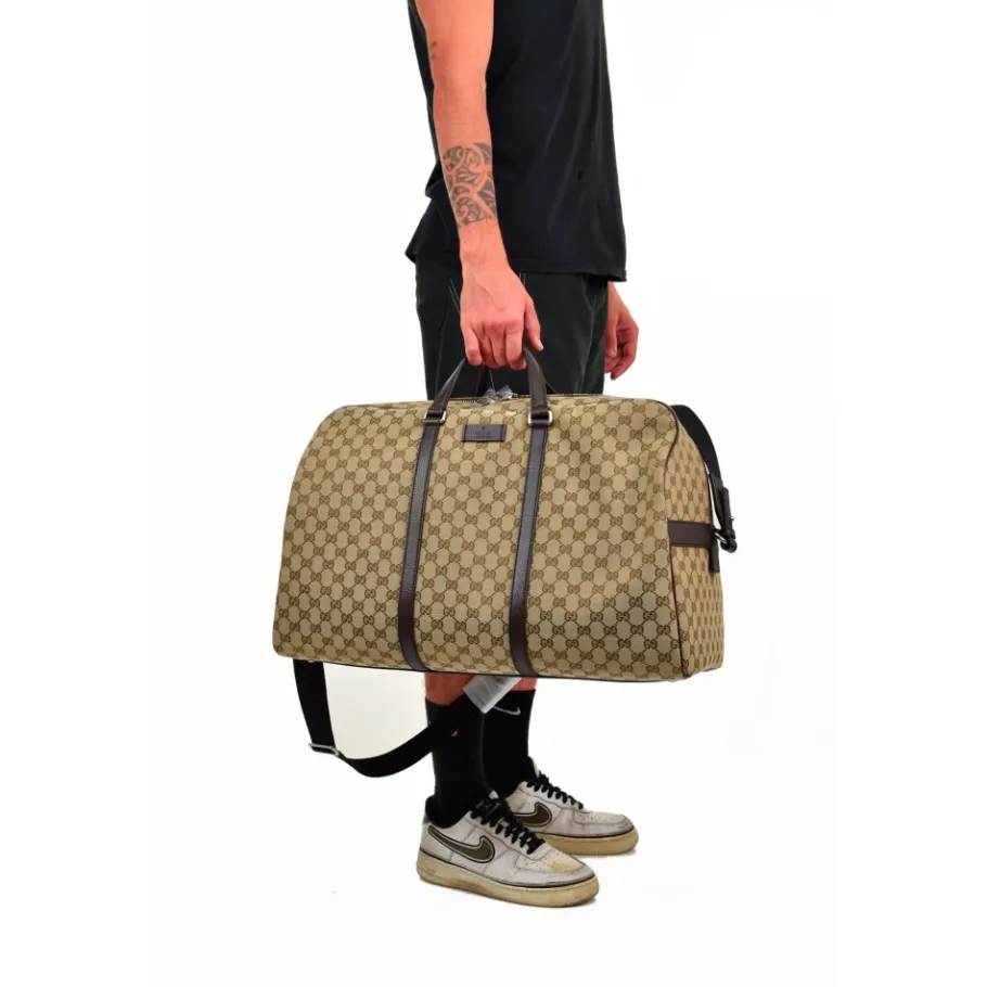 Gucci Duffle Tas Original GG Model-Heren Tassen
