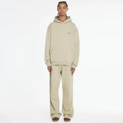 FLÂNEUR Logo Hoodie met Kangoeroezak-Heren Truien & Vesten