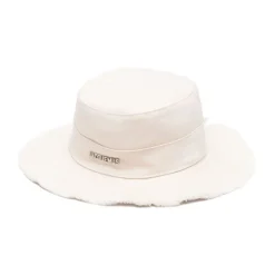 Jacquemus Platte Kroon Verstelbare Band Hoed-Heren Hoeden