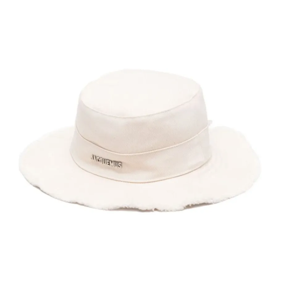 Jacquemus Platte Kroon Verstelbare Band Hoed-Heren Hoeden