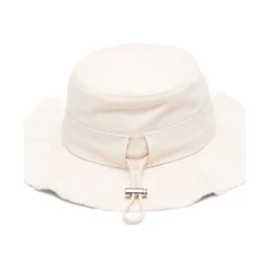 Jacquemus Platte Kroon Verstelbare Band Hoed-Heren Hoeden