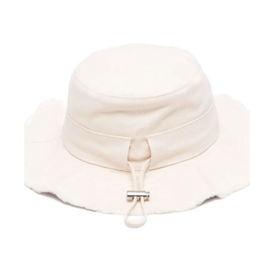 Jacquemus Platte Kroon Verstelbare Band Hoed-Heren Hoeden