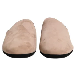 Dolce & Gabbana Suède Leren Slides Platte Schoenen-Heren Pantoffels