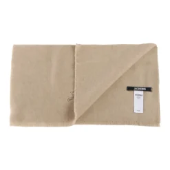 Jacquemus Wol Kasjmier Sjaal met Franje-Heren Sjaals