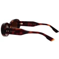 Gucci Beveled Acetate Oval Zonnebril-Heren Zonnebrillen