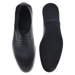 Baldinini Black leather lace-ups-Heren Nette Schoenen