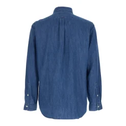 Polo Ralph Lauren Cavallino Geborduurd Katoenen Overhemd-Heren Overhemden