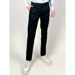 Mauro Grifoni slim fit katoenen pak-Heren Kostuums